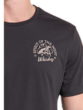 Rock & Roll Denim Men's Whiskey Graphic T-Shirt