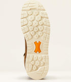 Ariat Men's Rebar Lift 6" waterproof composite toe work boot sole design with traction pattern.