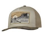 M&F Western RCO Ranch Craft Originals Desert Camo Snapback Cap in tan with Desert Sunset patch, ideal for outdoor adventures.