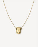 SpurWest Dallas Square Toe Boot Necklace in 14k gold, showcasing unique Western design and craftsmanship.