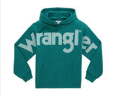 Wrangler Women's Retro Americana Logo Hoodie | Turquoise
