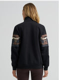 Wrangler Retro® Punchy Sweatshirt Zip | Black