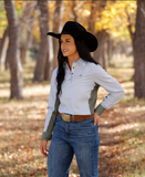 Cinch Women's Arenaflex Long Sleeve Hybrid Shirt