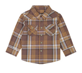 Wrangler® Baby Boy Western Shirt - Brown