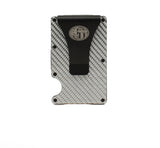 M&F Western 3D Smart Utility Wallet – Woven Pattern Grey & Silver