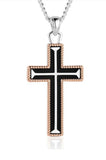 Montana Silversmiths Unbridled Blessings Cross Necklace | Men's