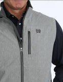Cinch Men's Storm Defense Bonded Vest - Light Gray