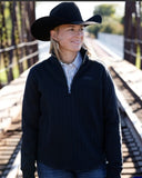 Cinch Women's 1/4 Zip Pullover - Black