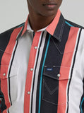 Wrangler Vintage-Inspired Brushpopper Western Snap Workshirt