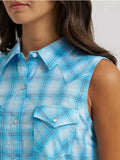 Wrangler Retro Women's Essential Snap Shirt - Blue
