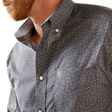 Ariat Wrinkle Free Classic Douglas Dark Blue Mens Shirt 10058950