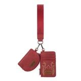 Wrangler Embroidered Bi-Fold Wallet/Key Chain - Red