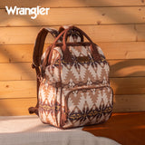 Wrangler Aztec Printed Callie Backpack - Tan