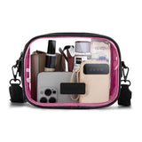 Wrangler Clear Crossbody Bag/Stadium Bag - Black