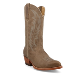 Black Star Cameron - Shiitake Boot with almond toe and full grain shiitake leather, perfect for cowgirl styling.
