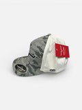Kimes Ranch Estrada Performance Snapback Perforated Hat in camo with leather logo and adjustable fit