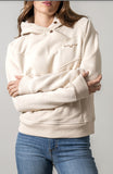 Kimes Ranch Women's Ella Cowl Neck Western Pullover Hoodie - Natural