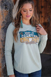 Cinch Women's Long Sleeve Keep It Country Tee