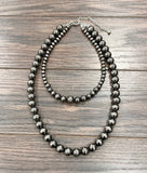 Handmade 24" Polish Navajo Bead Necklace