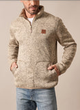 Kimes Ranch Men's Fontana Fleece Quarter-Zip Pullover - Natural