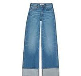 Wrangler Retro Women's Bailey Medium Wash Wide Leg Cuffed Jeans 112382266