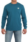 Men's Cinch Saloon Tee- Teal