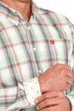 Cinch Men's Rooster Print Cotton Western Shirt - Multi MTW1105934