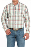 Cinch Men's Rooster Print Cotton Western Shirt - Multi MTW1105934
