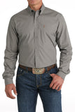 Cinch Men's Gray Modern Fit Classic Shirt