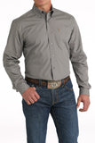 Cinch Men's Gray Modern Fit Classic Shirt