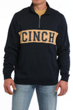 Cinch Men's 1/4 Fleece Pullover - Navy