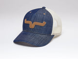 Kimes Ranch Roped Lp Trucker Hat Denim