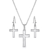 Montana Silversmiths Uwavering Cross Set - Accessories Jewelry Set