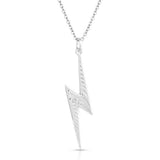 Montana Silversmiths Silver Lightning Necklace - Women's Western Statement Jewelry