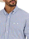 Wrangler Men's George Strait Long Sleeve Button Down Western Shirt 112365402