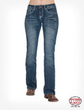COWGIRL TUFF - Women's Edgy Jeans #C01-JEDGYJ-MWH