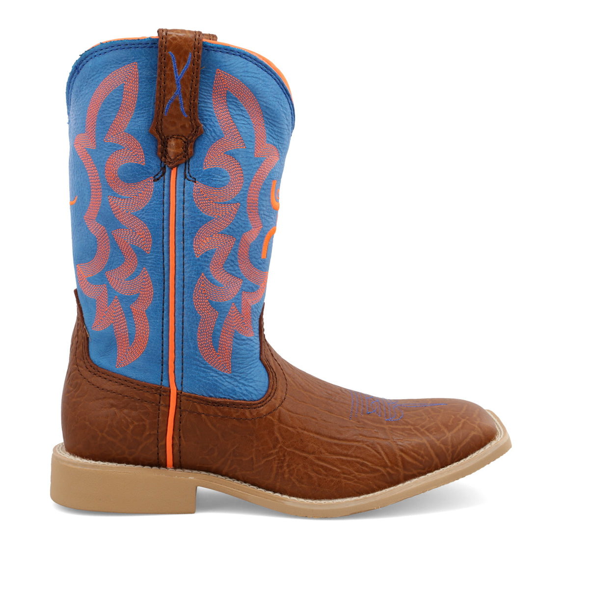 Twisted x blue sale and orange boots