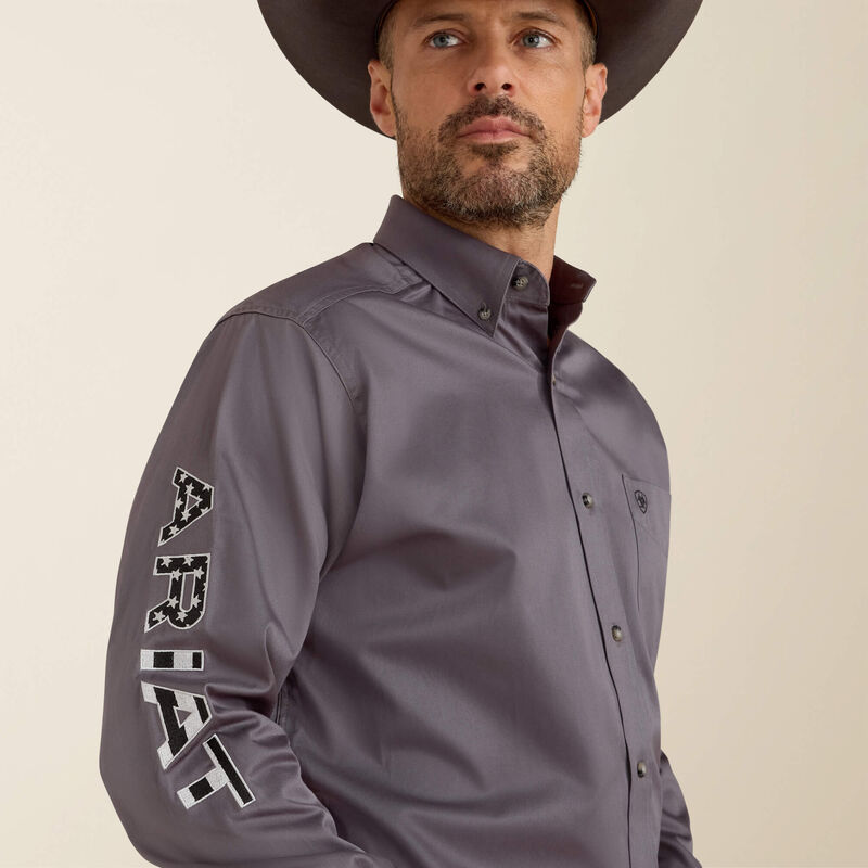 off the shoulder white dress Ariat Team Logo Twill Long Sleeve Shirt