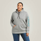 ARIAT - Womens Rebar Graphic Hoodie Gray