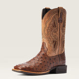 Ariat Mens Dagger Ostrich Western Boot