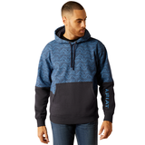 Ariat Color Block Hoodie - Blue