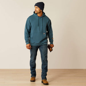 Men's Ariat Rebar Graphic Hoodie Stargazer/Larkspur