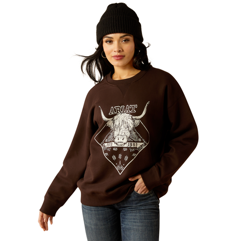 ARIAT - Taurus oversized crew sweatshirt