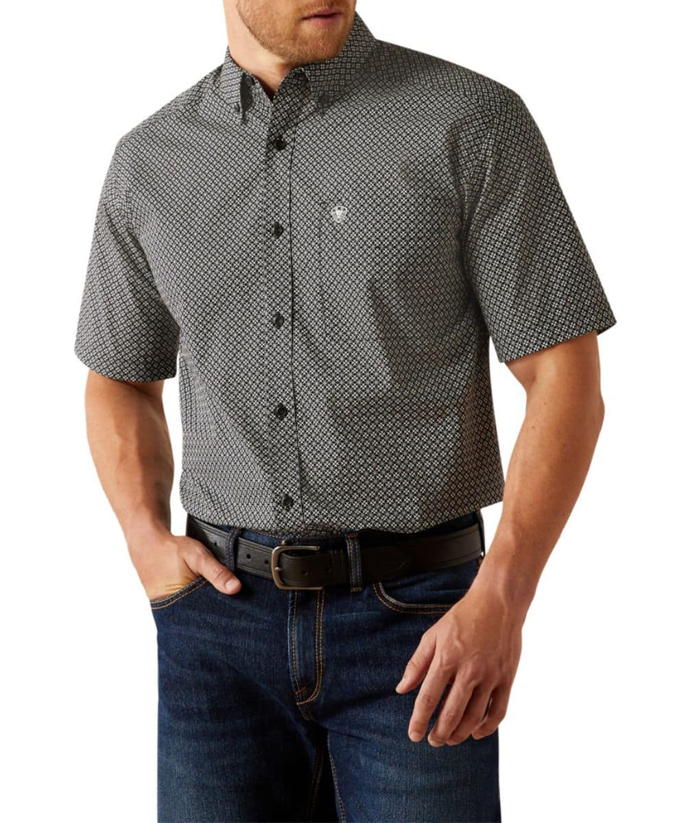 Mens Gene SS Shirt Black