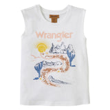 Wrangler Girls Shirt Bright White