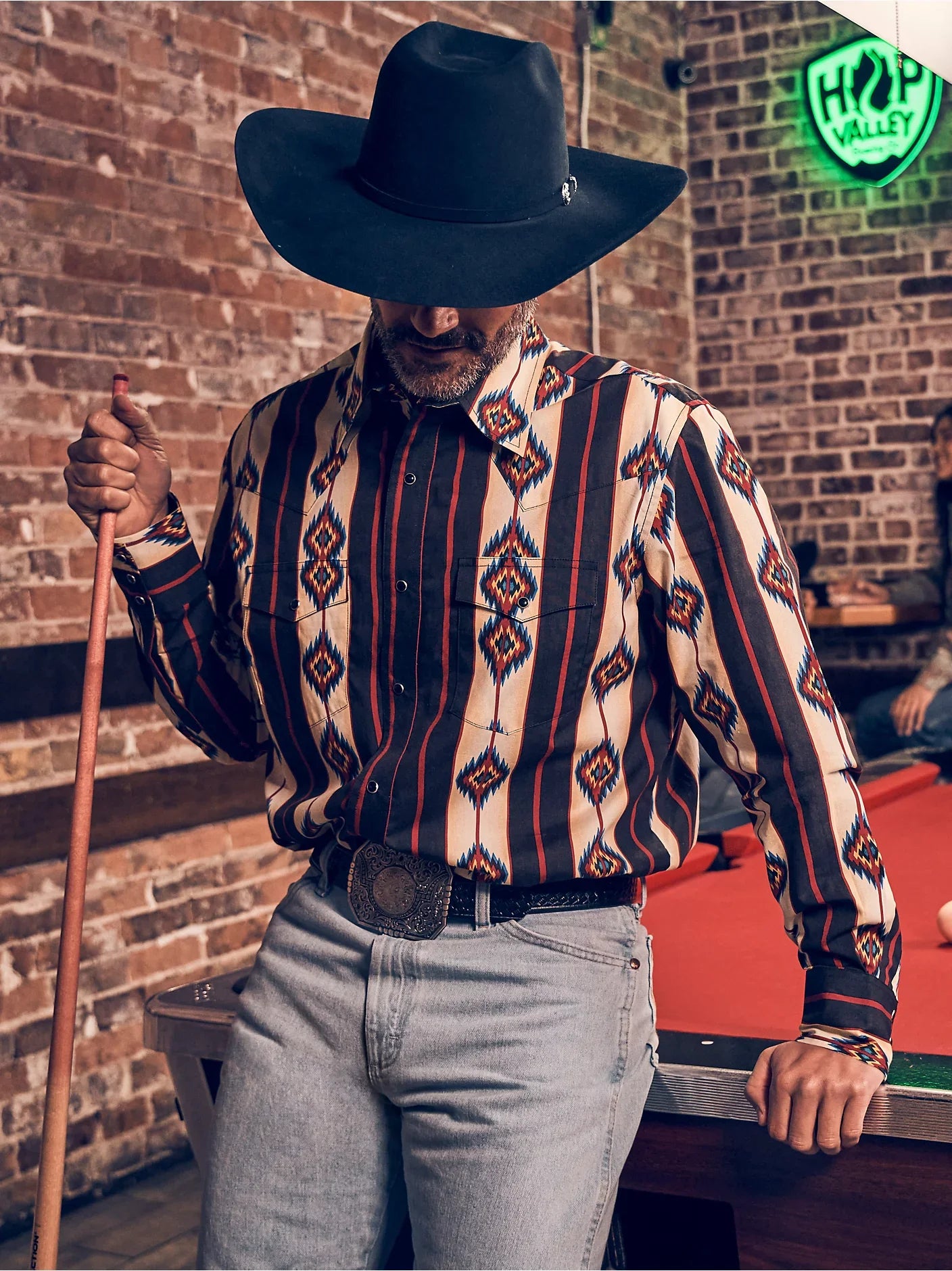 Men's Wrangler Checotah Long Sleeve Western Shirt