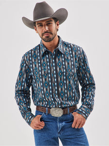 Men's Wrangler Checotah Long Sleeve Western Shirt