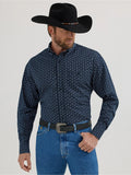 Wrangler George Strait Long Sleeve Button Down One Pocket Shirt