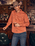 Men's Wrangler Retro Premium Western Snap Solid Shirt