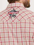 Wrangler Men's PBR® Logo Long Sleeve Print Western Snap Shirt 112365769